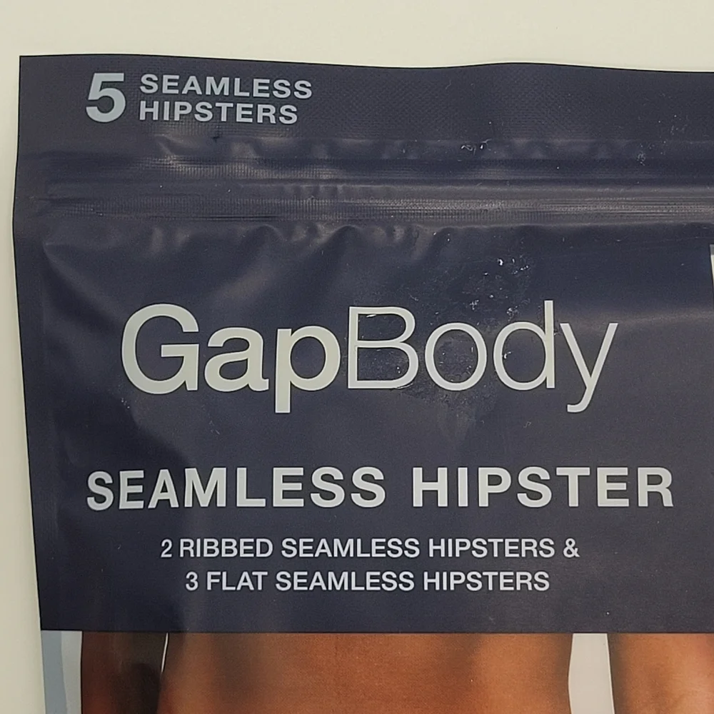 Gap Body Panties Seamless Hipster Underwear 5 Pair Pack Size XXL NEW